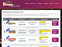 Tablet Screenshot of onlinebingolounge.co.uk